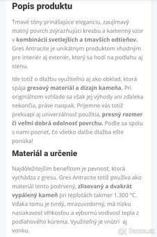 Dlažba gres antracit 60x120 - 5