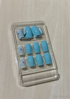 3 sady umelých gél nechtov + lepiace vankúše - 5