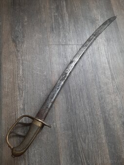 Stara šabla použivana kolo roku 1800 - 5