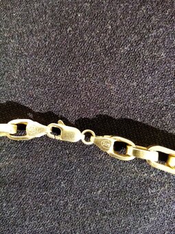 Zlatá retiazka +náramok - 5