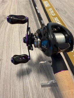 Baitcast combo Shimano Metanium DC + Wild Side prút - 5