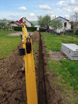 Zemné a Výkopové práce minibagrom - 5