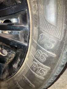 Zimné pneumatiky s oceľovými diskami Kleber 175/65/R15 - 5