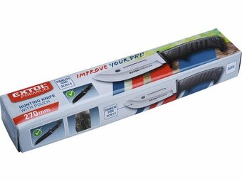 Lovecká dýka EXTOL PREMIUM – 270 mm, antikoro + nylonové puz - 5