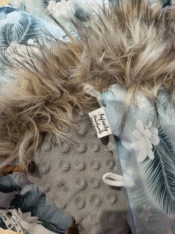 Predám krásny teplučký zimný fusak Hand Made Infinity - 5