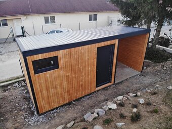 Záhradný domček s terasou 5x2m montáž a dovoz celá SR-ZDARMA - 5