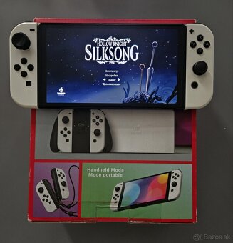 Nintendo switch oled + príslušenstvo + hry - 5