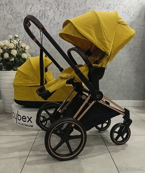 LUXUSNÁ TROJKOMBINÁCIA CYBEX ROSEGOLD PLATINUM YELLOW - 5