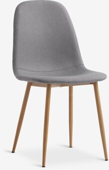 Kuchynská jedálenská stolička JONSTRUP siva/prírodný dub - 5