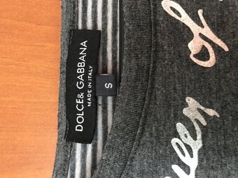 NOVÉ DOLCE&GABBANA asymetrické damske tricko S - 5