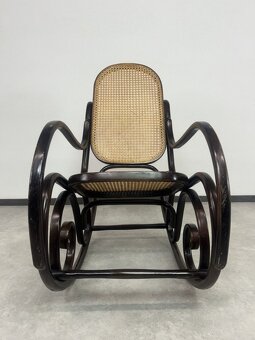 Hojdacie Kreslo Thonet s ratanovým výpletom - 5