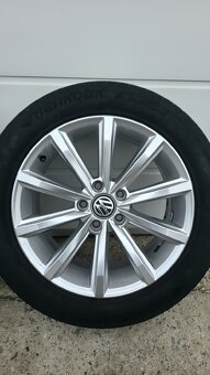 VW Passat B8 5x112 r17, letné pneu. 215/55 R17 - 5