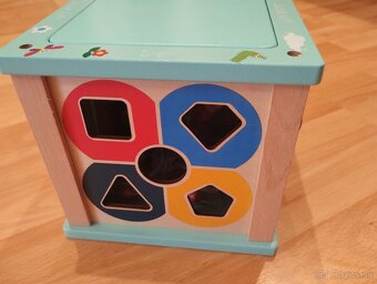 Drevenná multiaktívna kocka - 5