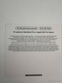 Macbook pro M3 18GB ram, 521 SSD - 5