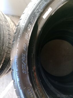 Letné pneu 215/45 r18 ZR Michelin - 4ks - 6mm - 5
