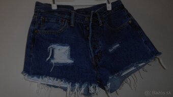 Džínsové kraťasy "LEVIS" + darujem k nim topánky Hilfiger - 5
