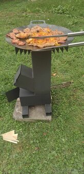 Na predaj zahradny gril Rocket stove raketova pec - 5