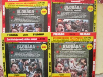DVD zapečatené v kartónovom obale + vojnové dvd + český film - 5