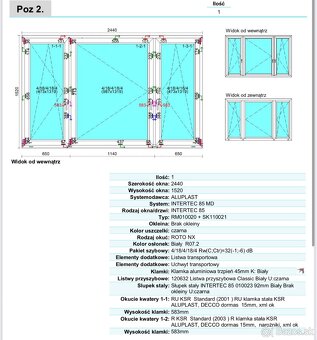 LACNO predám Nove plastové okna 7komorové 3-sklo LACNO - 5