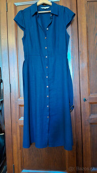 modré šaty - L - nové - 5