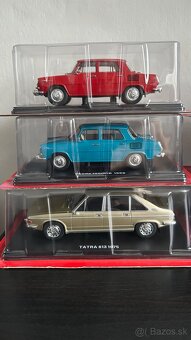 Modely osobné automobily Škoda, Tatra 1/24 - 5
