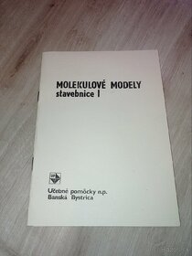 Molekulové modely, stavebnica retro 1977 Rarita - 5
