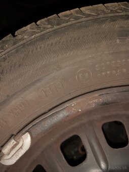 Predaj letné pneu+ plech. disky na Fiat Seicento - 5