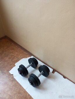 Liatinové nakladacie jednorúčky DECATHLON/CORENGTH  2x16 kg - 5