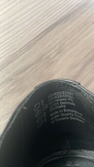 Tamaris dámske kožené poltopánky - čierne, veľ. 38 - 5