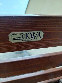 Predám záhradné polohovateľné ležadlo z masívneho dreva - 5