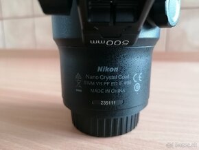 Objektív NIKKOR 500mm f/5.6E PF ED VR

 - 5