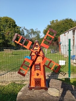 Predám veterný záhradný mlyn - 5