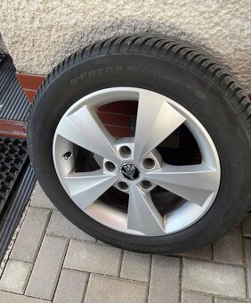 Kolesá 5x112 R16+zimné pneu 205/55 - 5