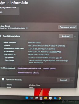 Predám HP ZBook Fury 16 G11 (9C586AV) - 5