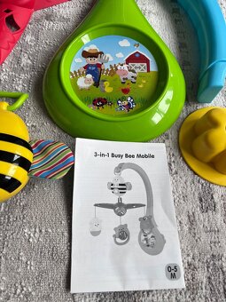 Kolotoč nad postieľku Včielka - Budy Bee Mobile 3v1 - 5