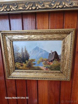 Rôzne stare obrazy, vsetko olej - 5