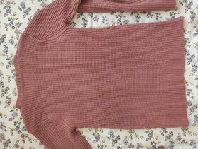 Ružový sveter svetrík pulóver - 5