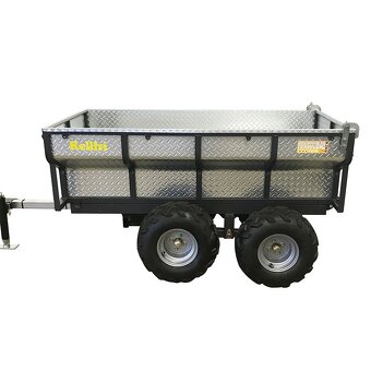 Sklápací príves ATV 1 420 kg s elektrickým hydra. sklápačom - 5