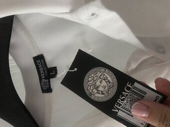 NOVÉ z visackami VERSACE collection pánske polotricko L/XL - 5