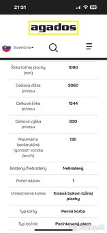 Privesny vozík AGADOS - 5