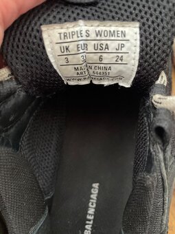 Balenciaga triple S velkost 36 sedia na 37 original - 5