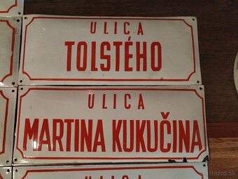 Smaltovane tabule,plechové tabule - 5