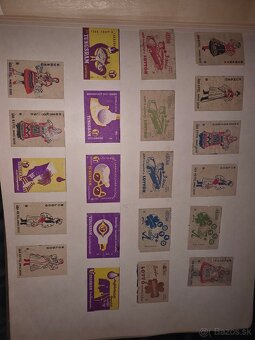 Staré zápalkové krabičky v albume - 5