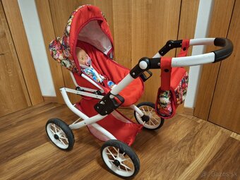 Veľký kočík pre bábiky, mega pevný. - 5