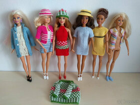 katáby šaty klobúky čiapky pre bábiky barbie ken stacie skip - 5