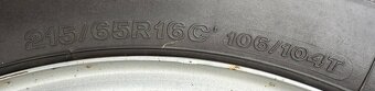 Sada diskov R16 so zimnými pneumatikami na VW T5 - 5