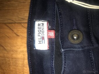 NOVÉ z visackami TOMMY HILFIGER originál damske nohavice S - 5