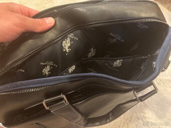 Elegantná kožená taška U.S. POLO ASSN. Pánska - 5