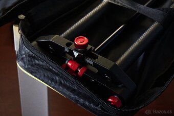 Karbónový slider - koľajnice s osou (pan) 80cm - 5