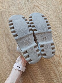 Clenkove cizmy na zips Zara 27 leather - 5